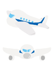 Plane vector,Plane on the transparent background,concept of plane,vector illustration.