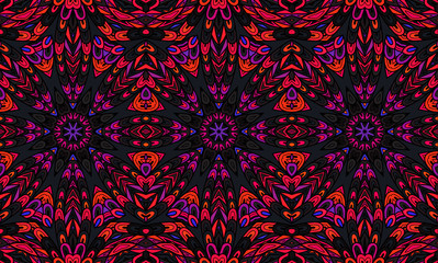 Striped seamless pattern. Original colorful border