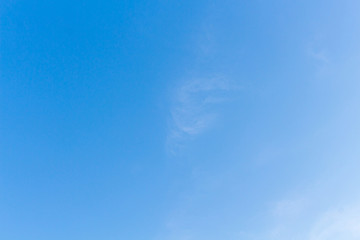 Fototapeta na wymiar Clouds against blue sky.