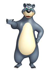 cute funny Bear cartoon character
