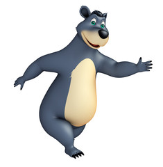 cute funny Bear cartoon character