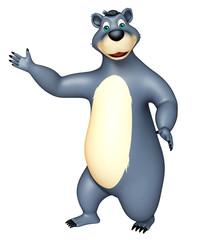 cute funny Bear cartoon character