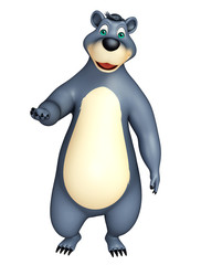 cute funny Bear cartoon character