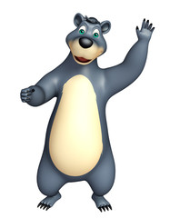 cute funny Bear cartoon character
