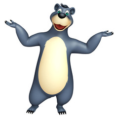 cute funny Bear cartoon character