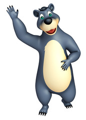 cute funny Bear cartoon character