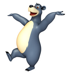 cute funny Bear cartoon character