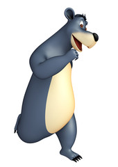cute funny Bear cartoon character