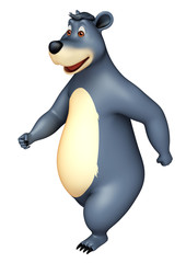 cute funny Bear cartoon character