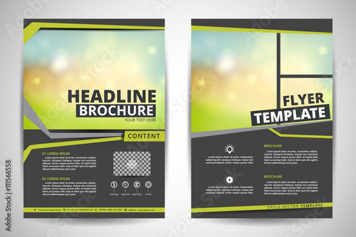 brochure design template vector.flyers annual report magazine brochure design template vector.flyers annual report magazine, Presentation templates