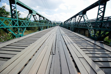bridge in pai 16 December 2015: "memorial bridge in pai city" mae hong son,thailand