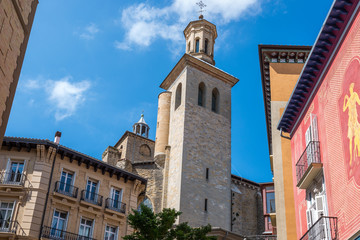Fototapeta na wymiar Iglesia de San Saturnino, de Pamplona (España)