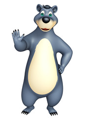 cute funny Bear cartoon character