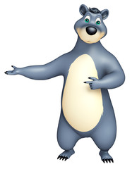 cute funny Bear cartoon character