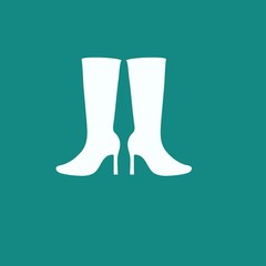 heel shoes - vector icon