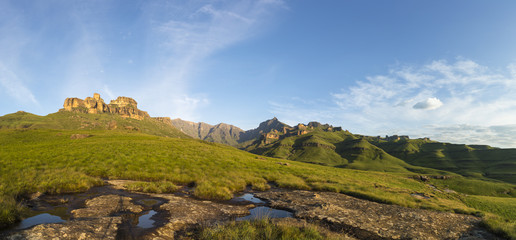 Thin clouds at Garden Castle