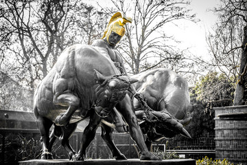 Jason Denkmal im Zoologischen Garten in Leipzig