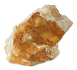 Mineral stone agate isolated on white background. Agate is mineral of the Quartz family. Agate is...