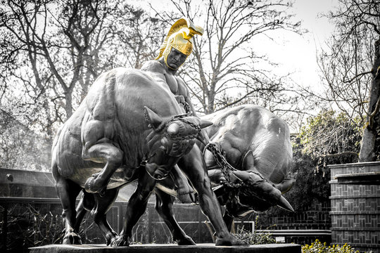 Jason Denkmal im Zoologischen Garten in Leipzig
