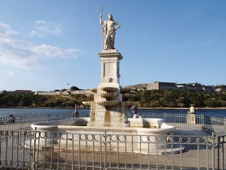 Fototapeta na wymiar Neptune statue
