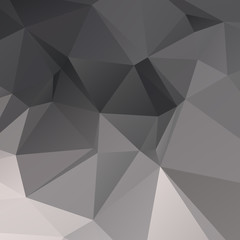 Low poly triangulated background. Black and white. Vector illustration.