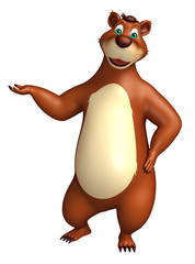cute funny Bear cartoon character
