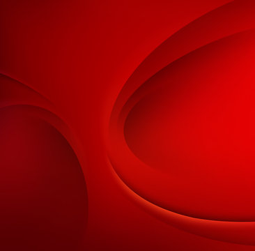 Red Template Abstract background with curves lines and shadow. For flyer, brochure, booklet,websites design