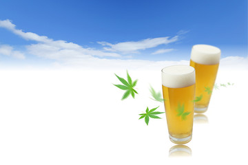 ビール　爽快なイメージ2

