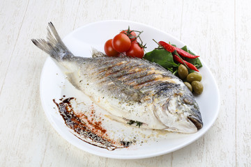 Grilled dorado