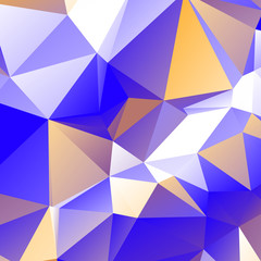 Obraz premium Low poly triangulated background. Colorful. Vector illustration.