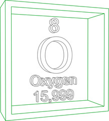 Periodic Table of Elements - Oxygen