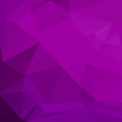 Low poly triangulated background. Purple shades. Vector illustration.