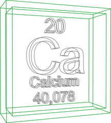 Periodic Table of Elements - Calcium