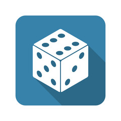 dice vector icon for web and mobile