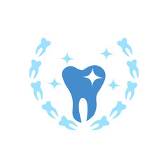 Dental Orthodontist Vector Icon Logo