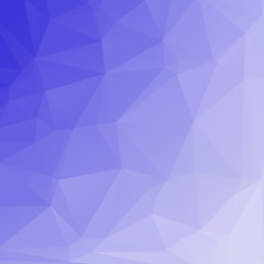 Low poly triangulated background. Blue shades. Vector illustration.