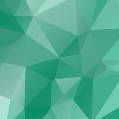 Obraz premium Low poly triangulated background. Blue shades. Vector illustration.