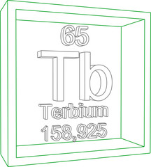 Periodic Table of Elements - Terbium