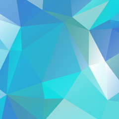 Low poly triangulate background. Blue shades. Vector illustration.