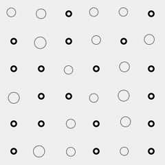 Pattern rounds. Monochrome minimal, geometric. Can be used as wrapping paper or texture for clothes.