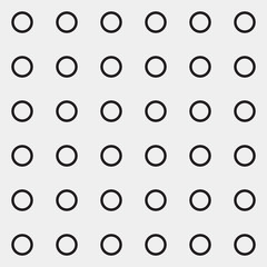 Pattern rounds. Monochrome minimal, geometric. Can be used as wrapping paper or texture for clothes.