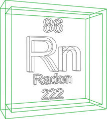Periodic Table of Elements - Radon