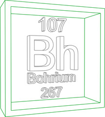Periodic Table of Elements - Bohrium