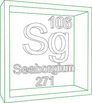 Periodic Table of Elements - Seaborgium