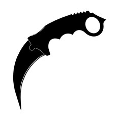 Karambit Messer Schwarz - Karambit Knife Black