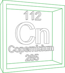 Periodic Table of Elements - Copernicium