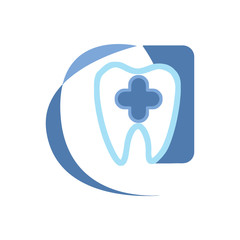 Dental Care Logo Vector Icon