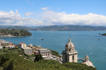 Fototapeta na wymiar Porto Venere at the Ligurian coast in Italy