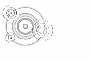 Circles abstract background