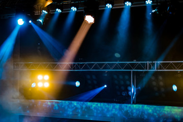 Concert light show